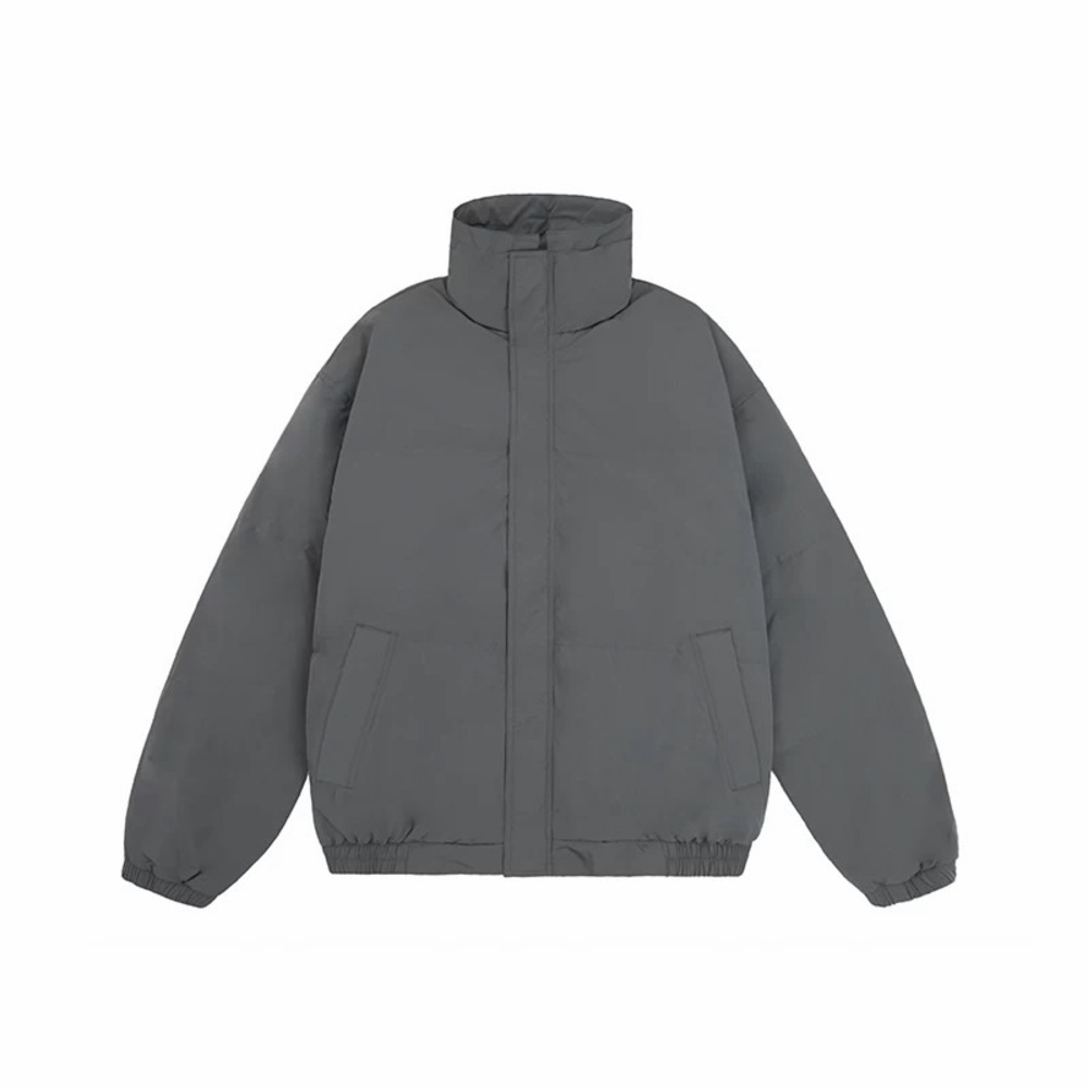 Men's Gray Puffer Jacket